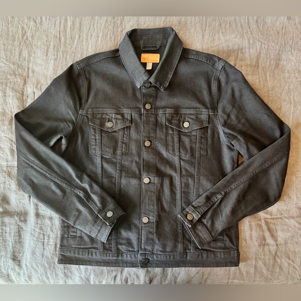 Men's Black Denim Jacket